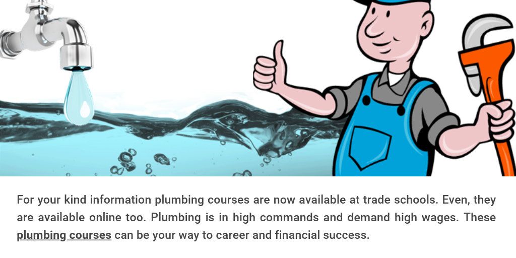 Things That You Should Know about Plumbing Courses - Infogram