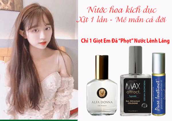 nước hoa kích dục cho nữ